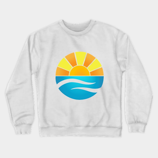 Summer Crewneck Sweatshirt by The Print Pros